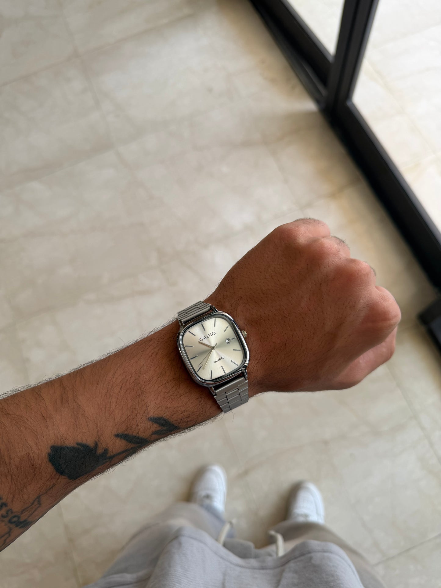 Casio Cushion Silver – Cadran Crème