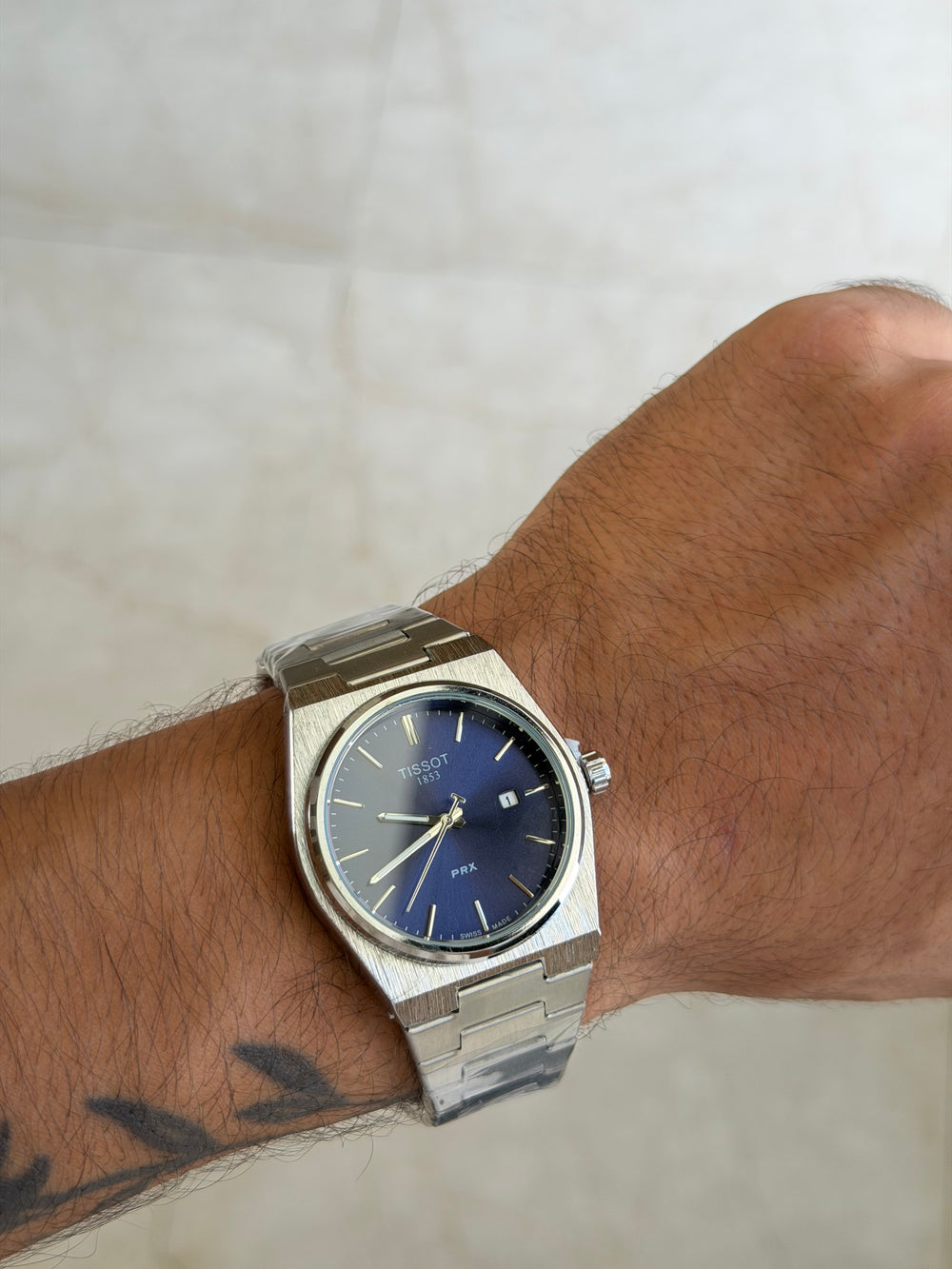 Tissot PRX 1853 Blue Dial Stainless Steel Watch 35mm