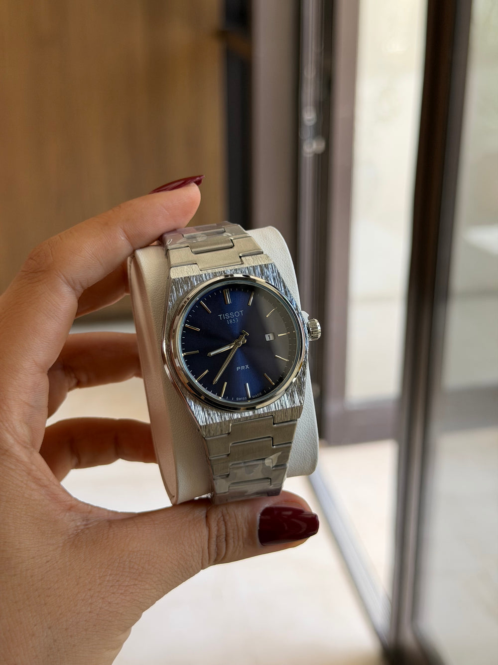 Tissot PRX 1853 Blue Dial Stainless Steel Watch 35mm