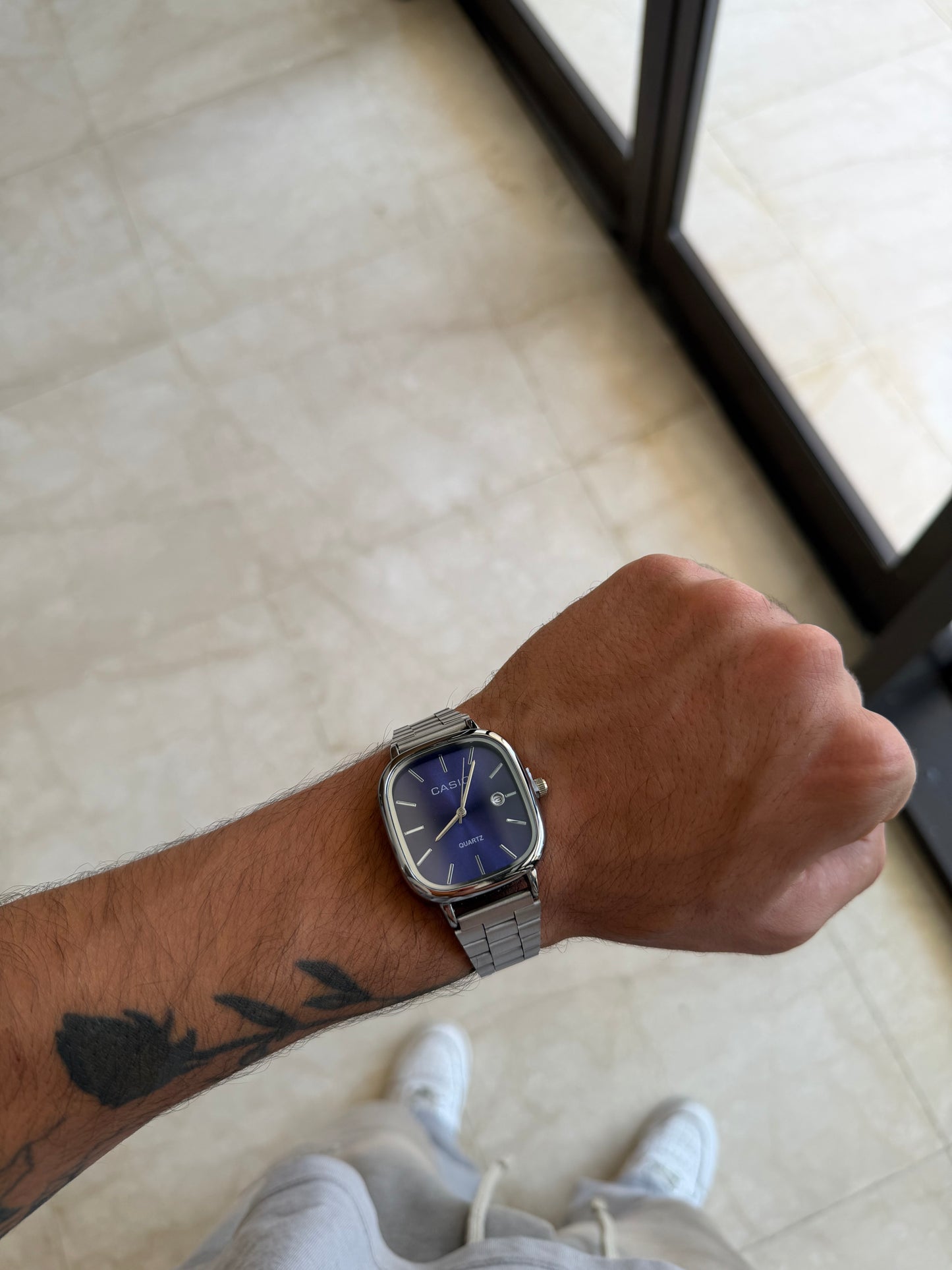 Casio silver blue
