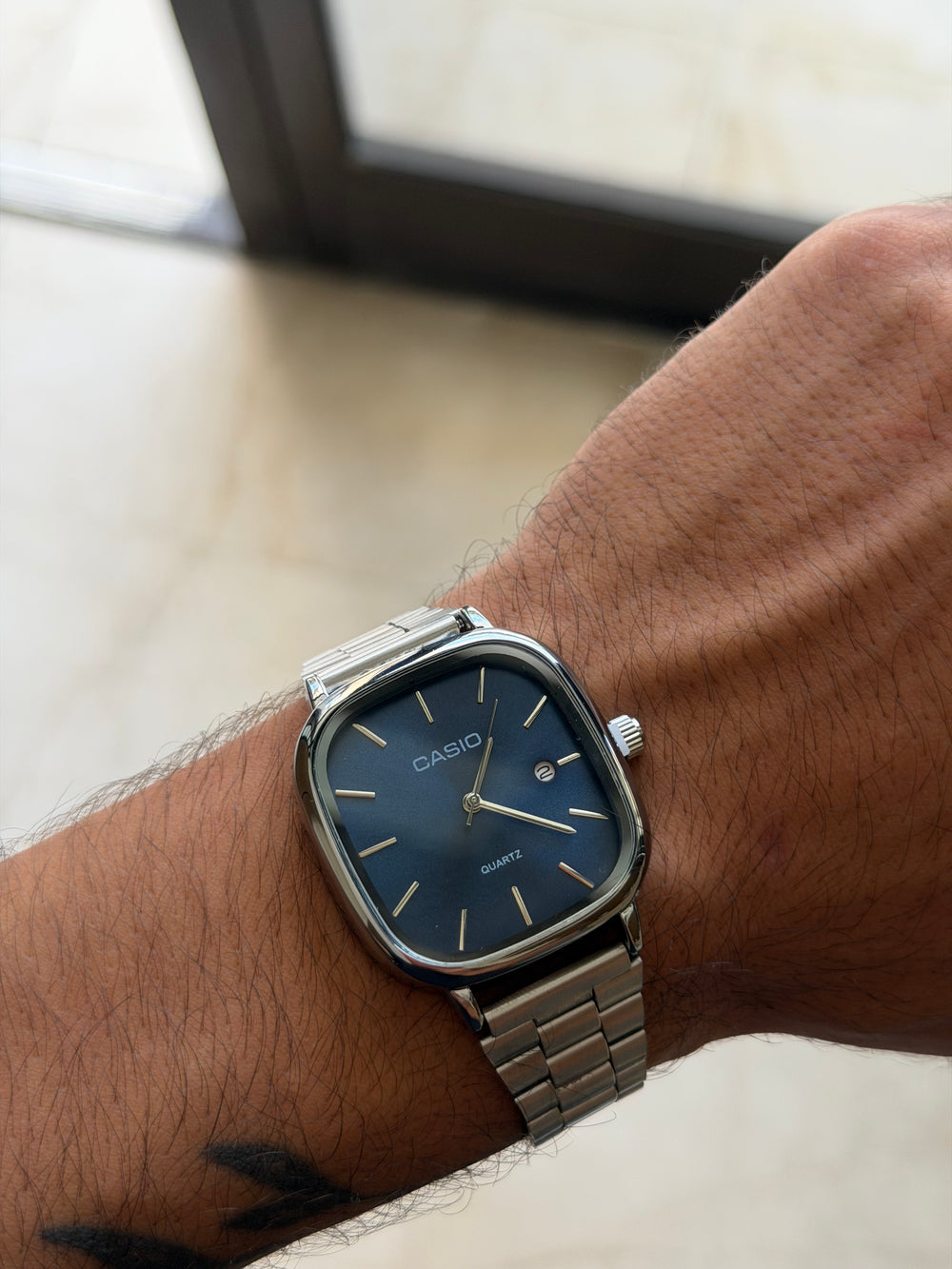 Casio couple bleu