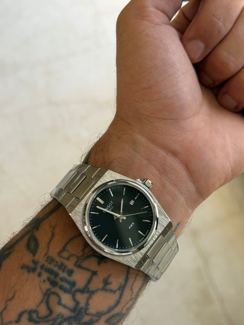 Tissot PRX 1853 Black Dial Stainless Steel Watch