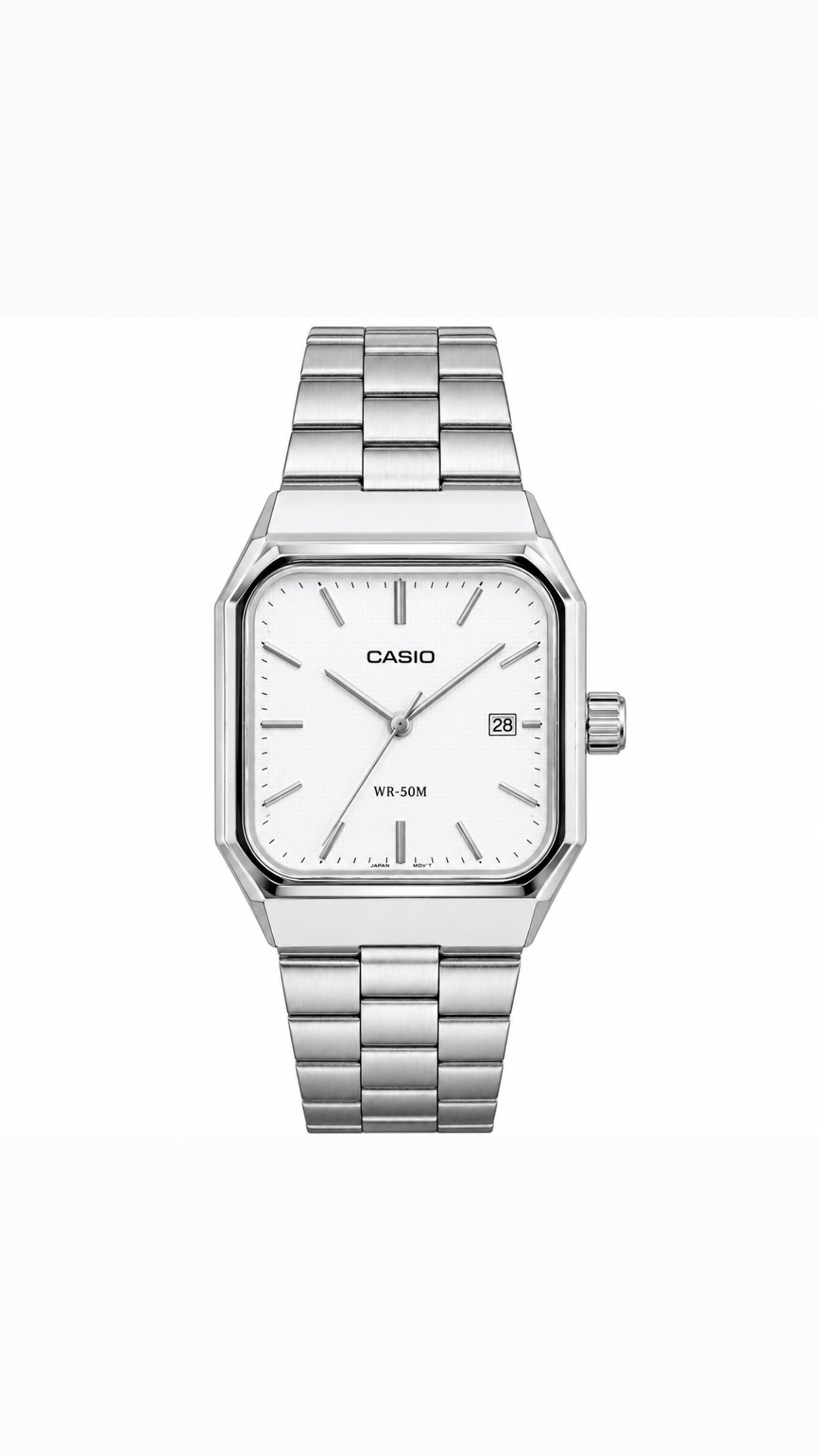 Casio carré blanc