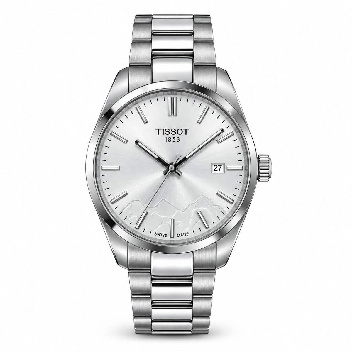 Tissot dateur blanc