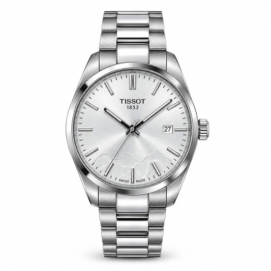 Tissot dateur blanc