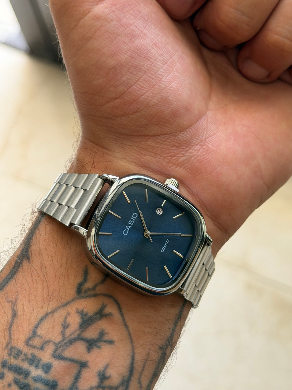 Casio couple bleu