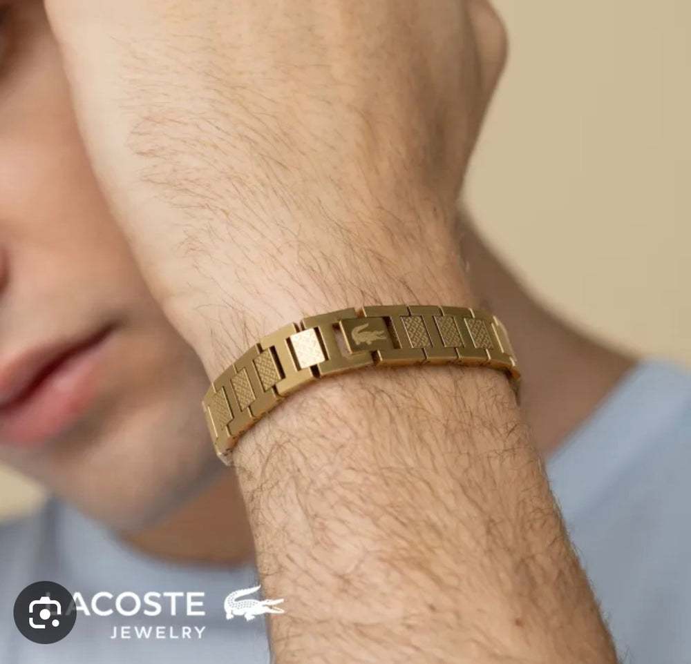 Bracelet homme doré