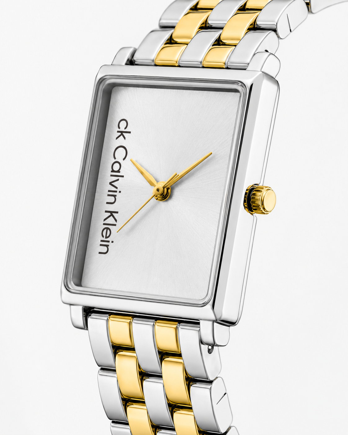 CK Calvin Klein – Cadran Blanc Bicolore