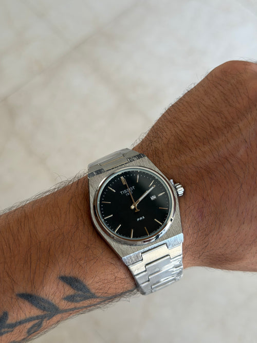 Tissot PRX 1853 Black Dial Stainless Steel Watch