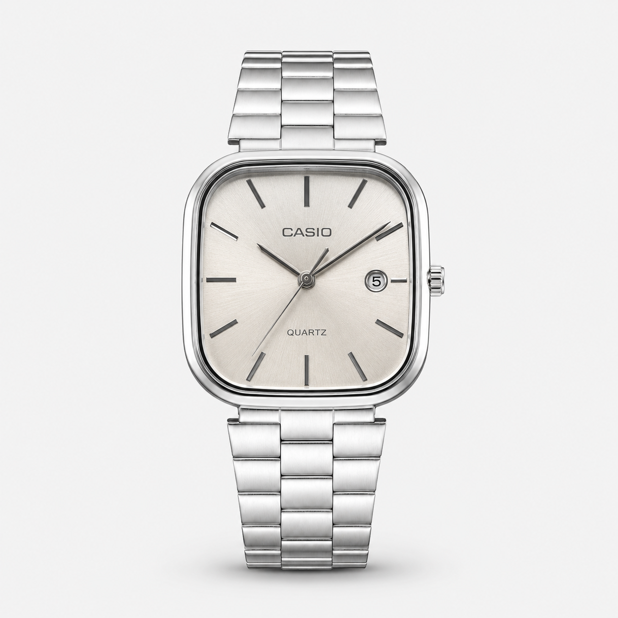 Casio Cushion Silver – Cadran Crème