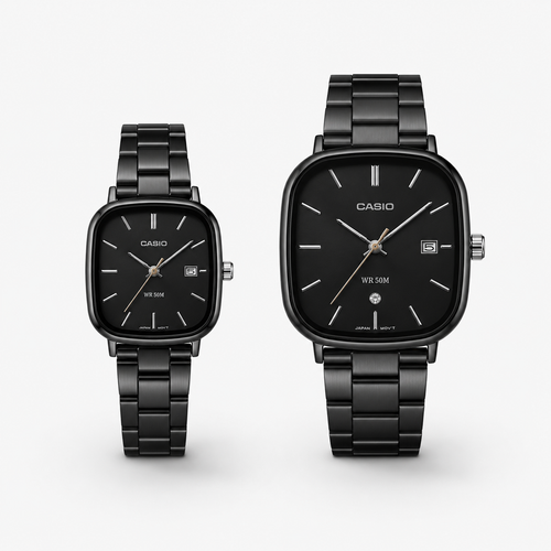 Casio Couple Set – Full Black