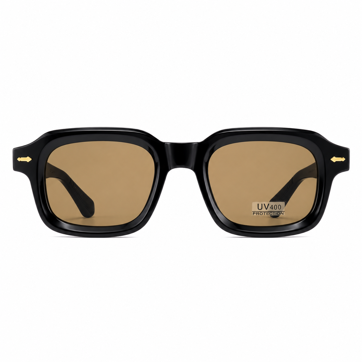 Lunettes de soleil City Vision – Monture noire et verres marron