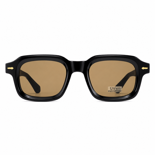 Lunettes de soleil City Vision – Monture noire et verres marron
