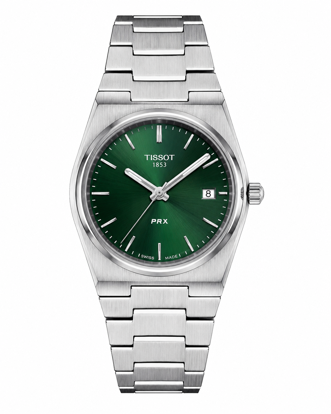 Tissot PRX 1853 Green Dial Stainless Steel Watch