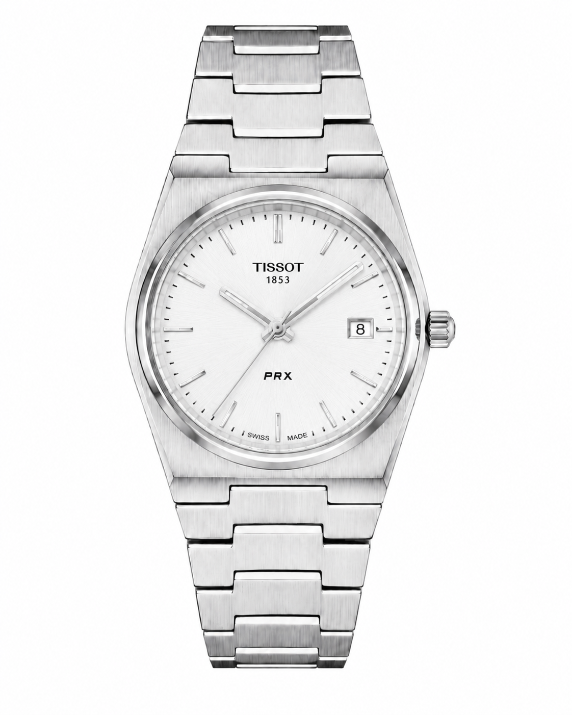 Tissot PRX 1853 White Dial Stainless Steel Watch