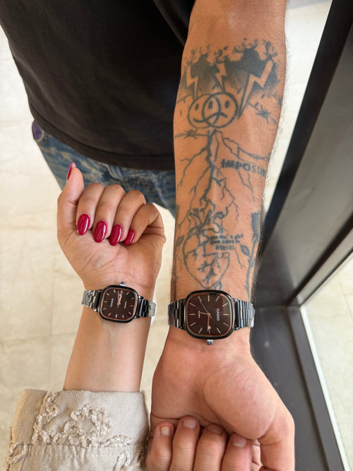 Casio Couple Set – Full Black