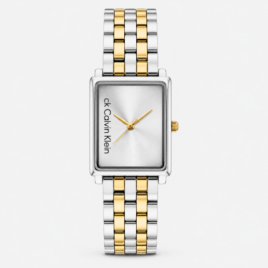 CK Calvin Klein – Cadran Blanc Bicolore