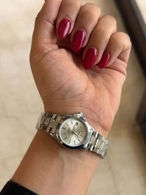 Deux Casio rond blanc matchy matchy