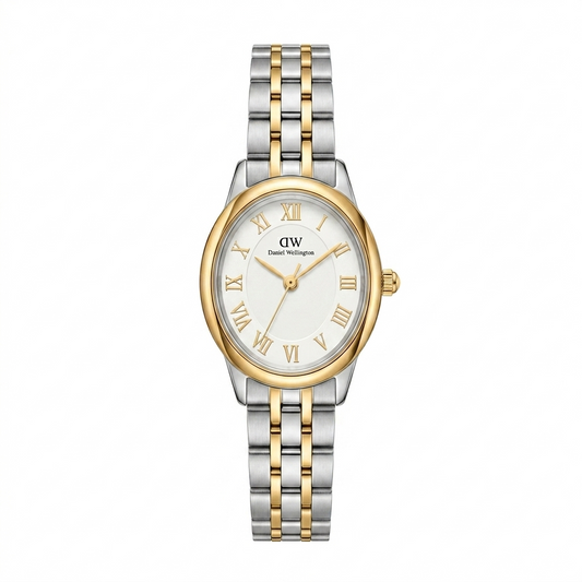 Daniel Wellington Classic White Dial Gold Bracelet Watch – Minimalist Elegance for Women