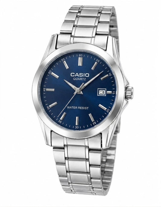 Casio rond bleu
