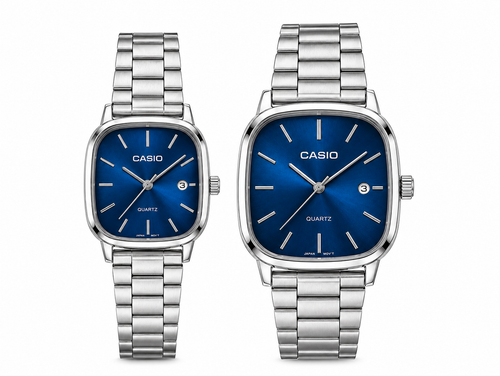 Casio couple bleu