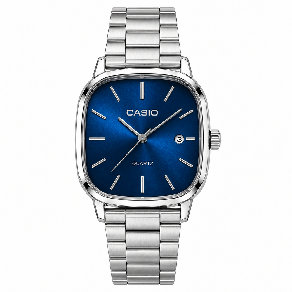 Casio silver blue
