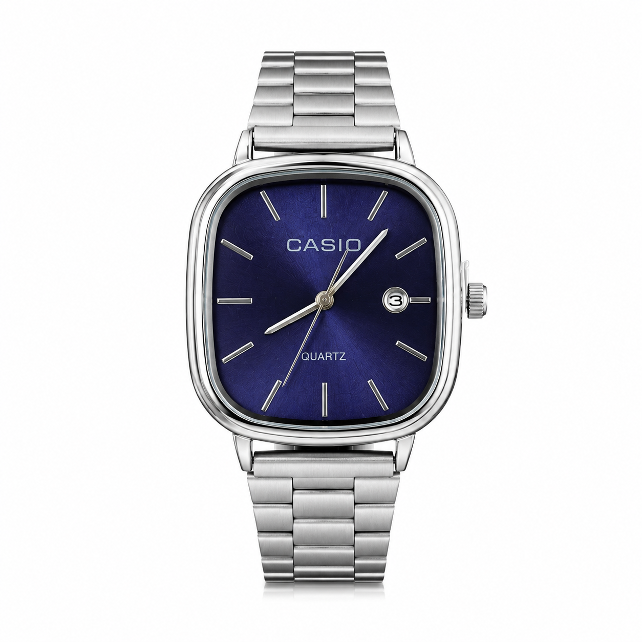 Casio silver blue