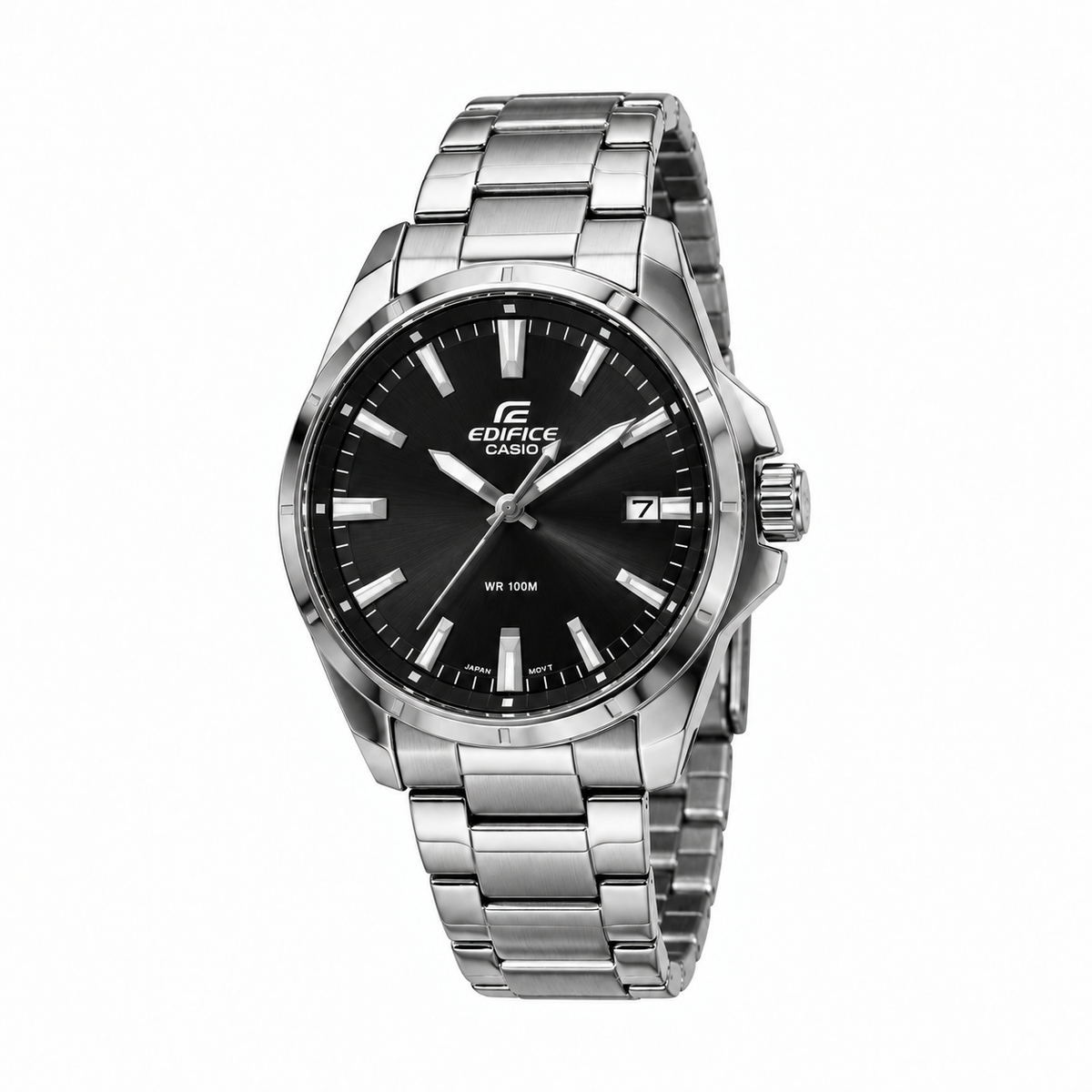 Casio Edifice cadran noir – acier argenté
