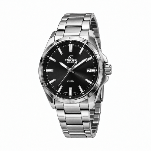 Casio Edifice cadran noir – acier argenté