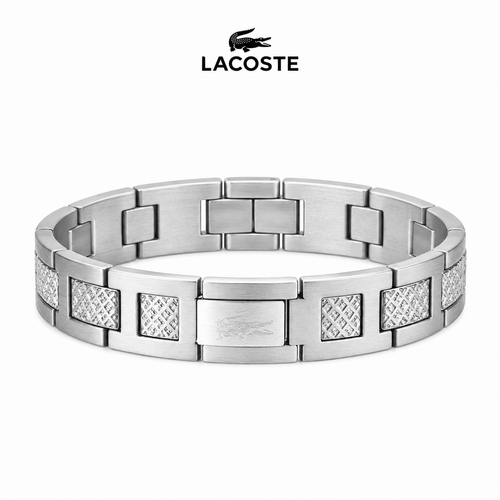 Coffret homme luxe – Portefeuille noir et bracelet argenté
